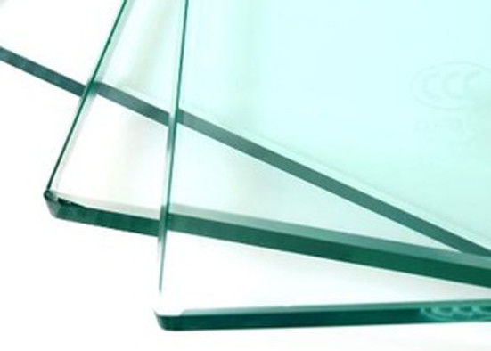 Size Customized Clear Tempered Glass , Safety White Float Glass ISO 9001 Approved